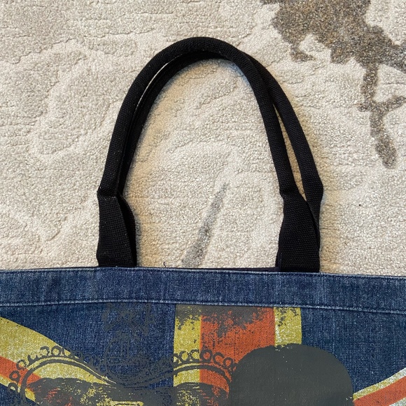 Disney Mickey Mouse Union Jack Large Tote Bag - Picture 3 of 10